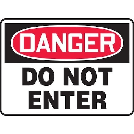 OSHA DANGER Safety Sign DO NOT SHMADM116XL